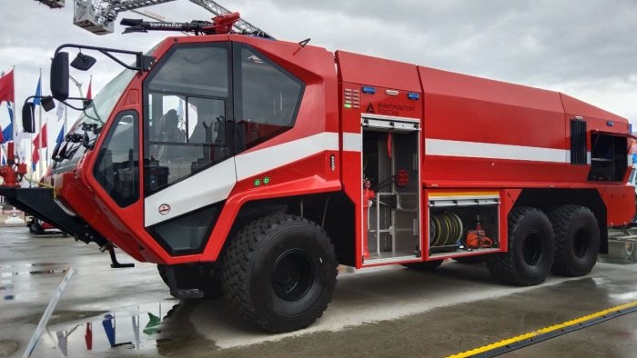 На выставке NAIS Брянский автозавод представит современный аэродромный пожарно-спасательный автомобиль 