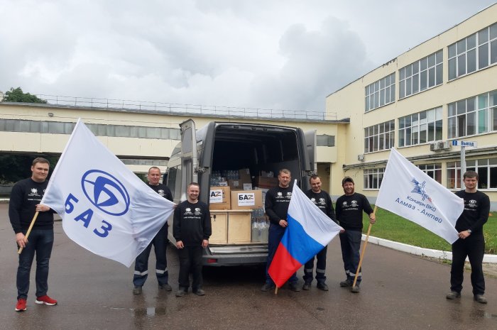 Брянский автозавод передал очередную партию гуманитарной помощи жителям Донбасса